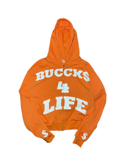 APRICOT BUCCK$ 4 LIFE ZIP UP