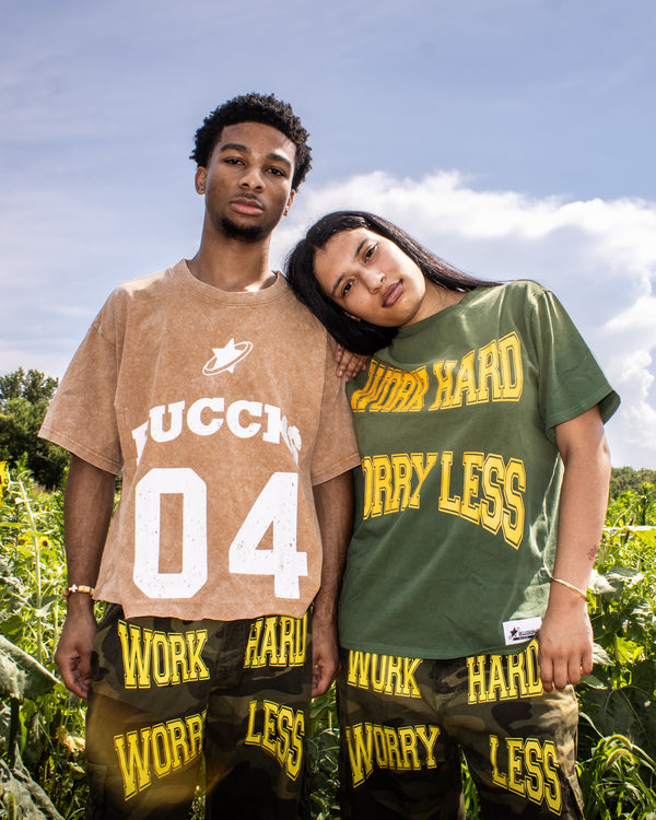 Sandstone “BUCCKS” Jersey Cropped Tee