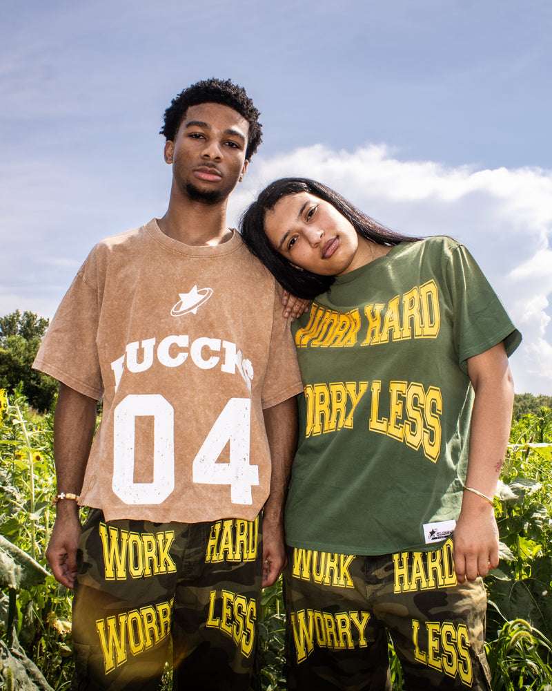 Sandstone “BUCCKS” Jersey Cropped Tee