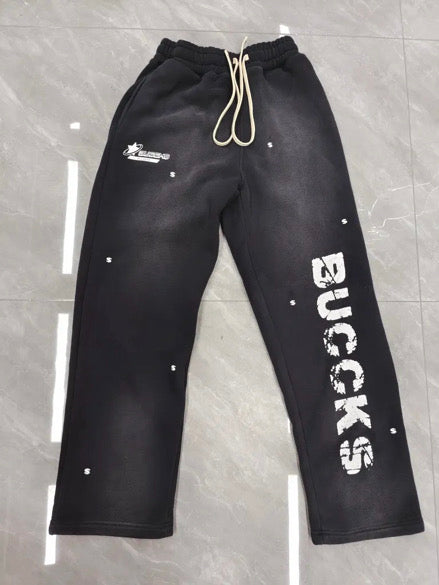 BUCCK$ 4 LIFE Faded Sweatpants