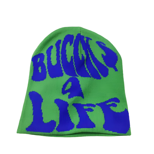 GREEN BUCCK$4LIFE BEANIE