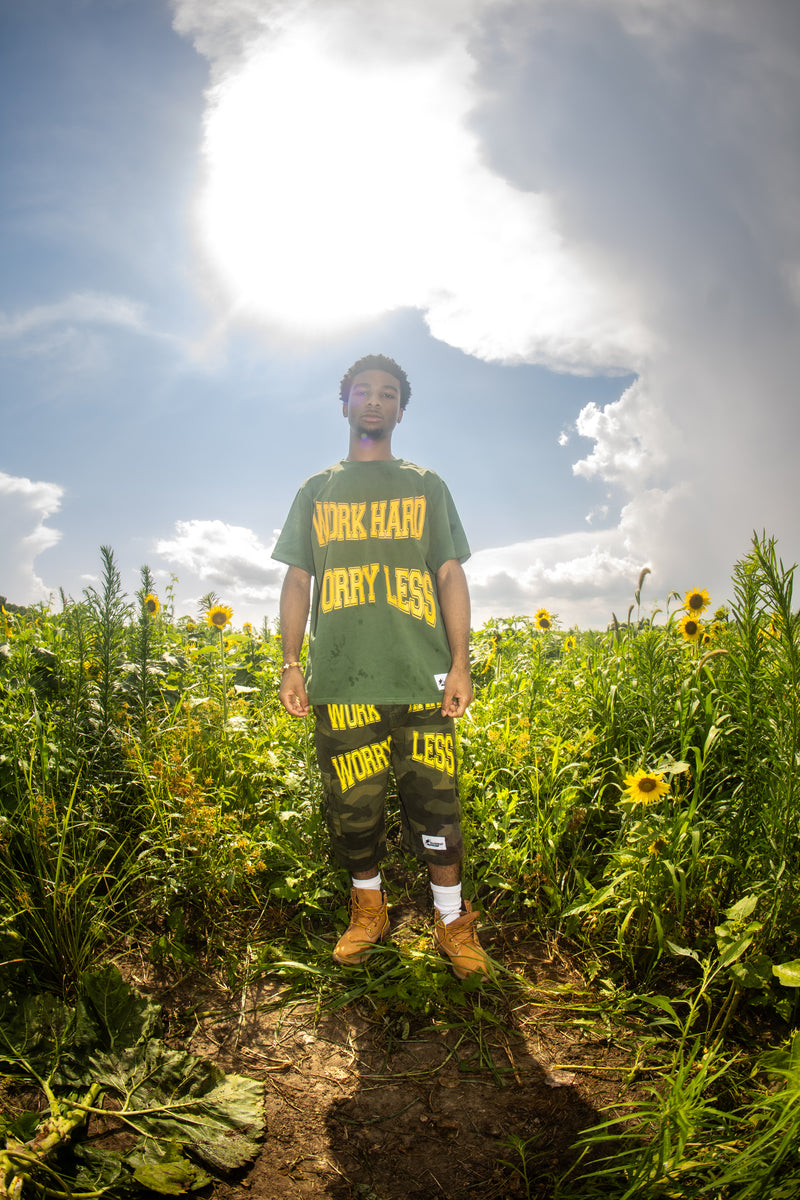 Green Sun Faded “WHWL” Tee