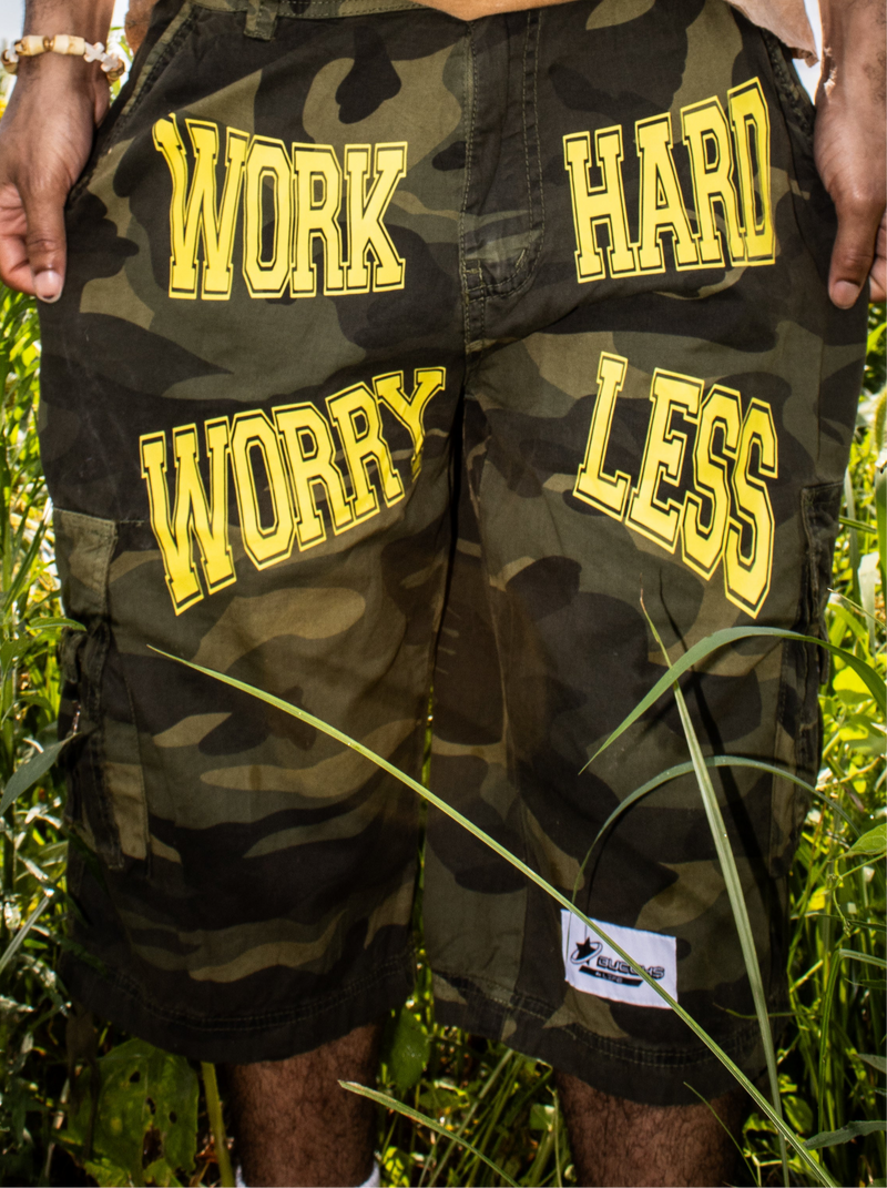 Camo “WHWL” Cargo Shorts