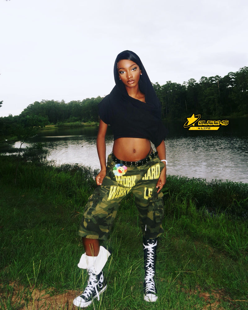 Camo “WHWL” Cargo Shorts