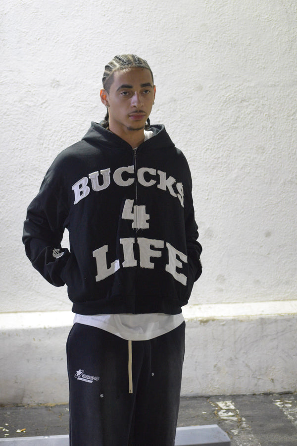 BLACK BUCCK$ 4 LIFE ZIP UP