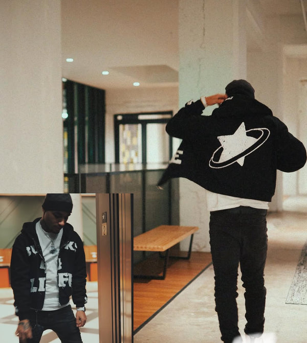BLACK BUCCK$ 4 LIFE ZIP UP