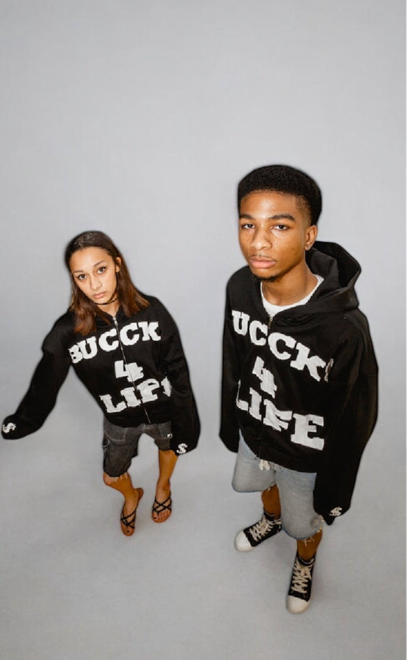 BLACK BUCCK$ 4 LIFE ZIP UP